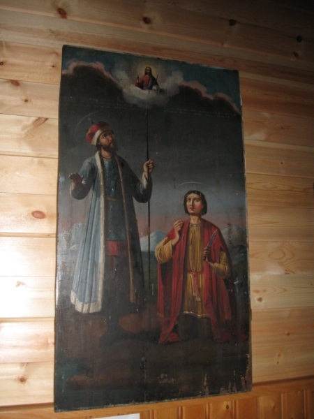 Святые Борис и Глеб. Икона с храма Слюдянки