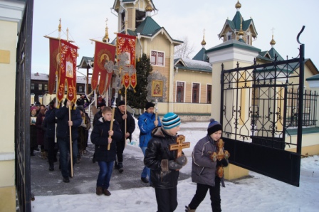 Крещение Господне на Свято-Никольском приходе г. Слюдянка