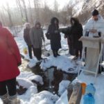 праздник Крещения Господня, освящение воды, молебен, источник в Рудо